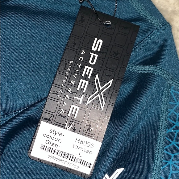 Active wear blue leggings - Picture 3 of 3